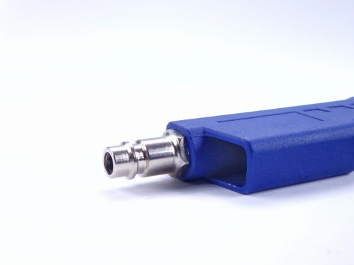 Pistolet do powietrza długi + Przewód spiralny PU (5x8) 15 m do kompresorów